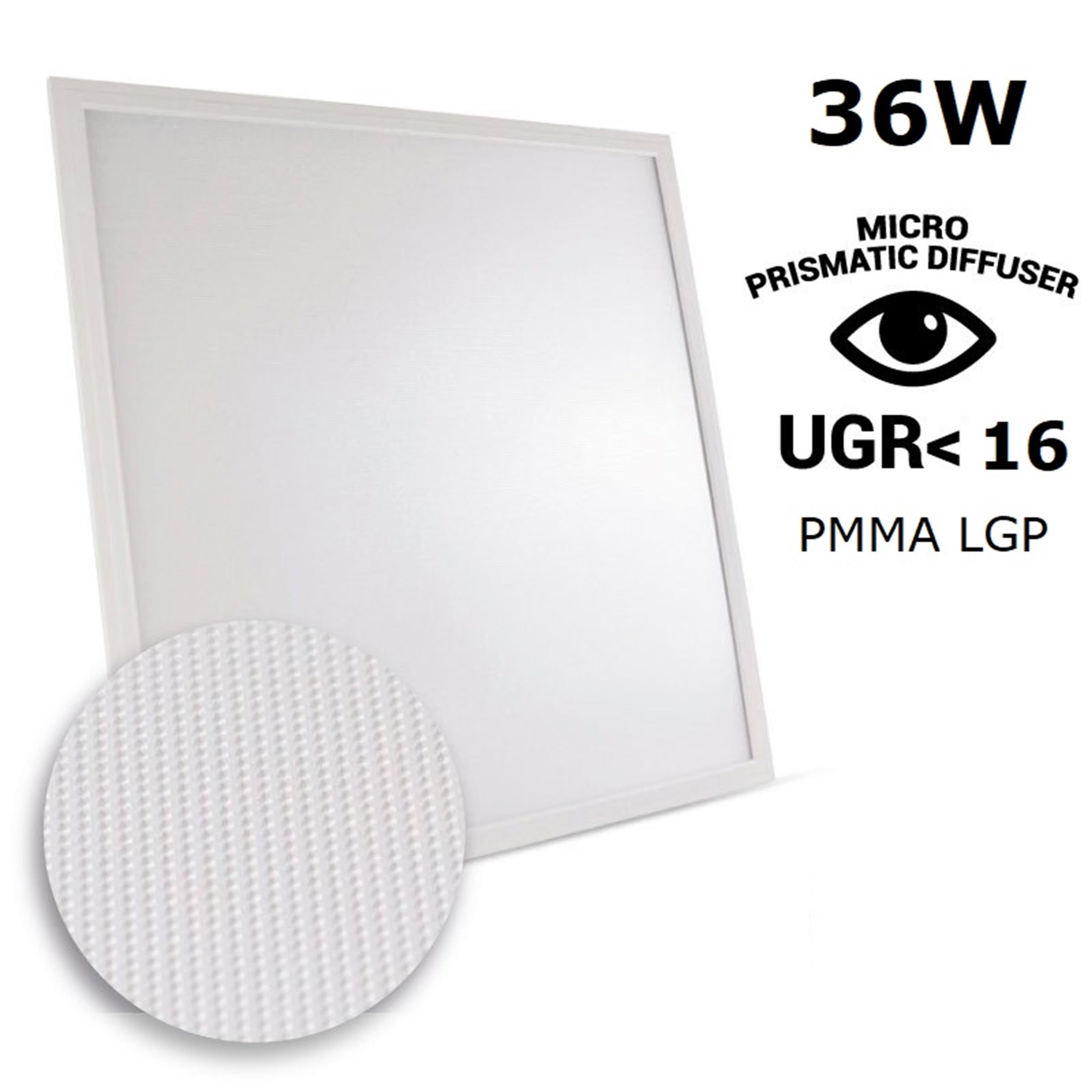 Panel led Osram extraplano con antideslumbramiento 60x60cm